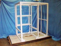 custom-painted-powder-coated-steel-stand-pedestal-machine-base-semiconductor-cleanroom-nano-technology-silicon-imprinting